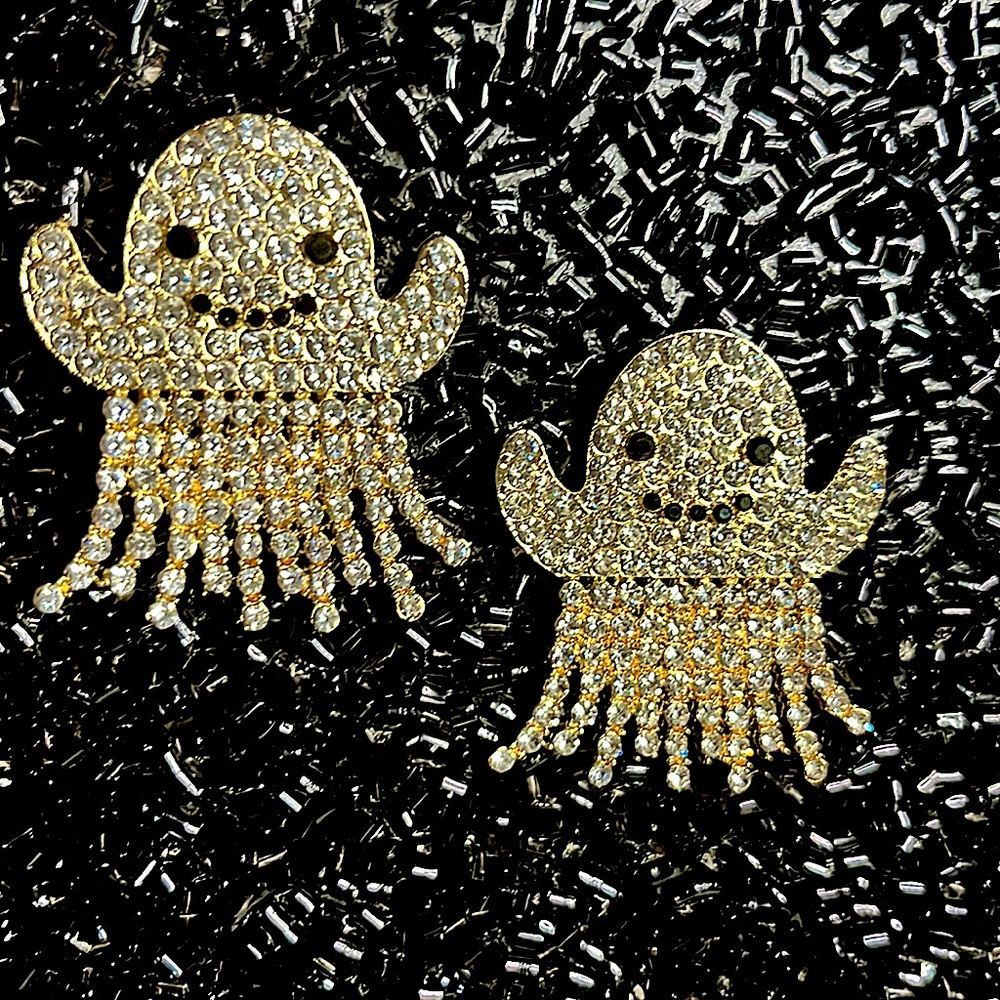 White Rhinestone Ghost